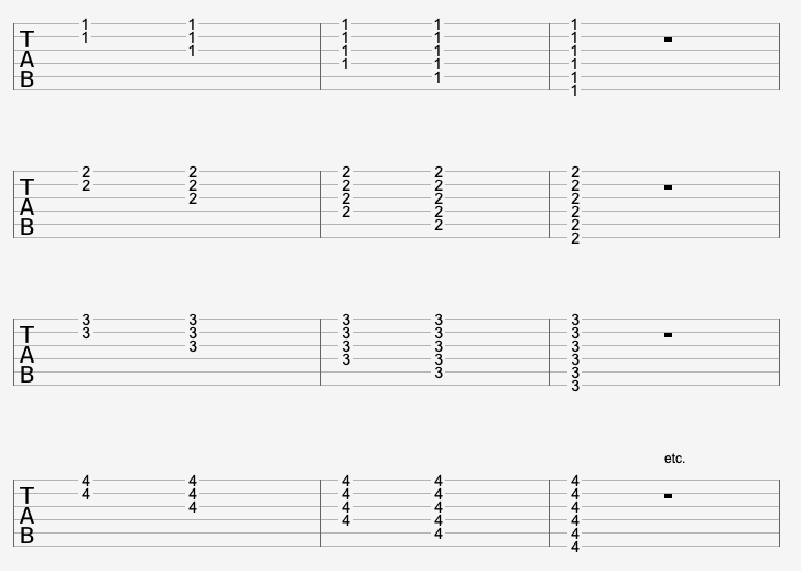 Strength Exercise For Barre Chords