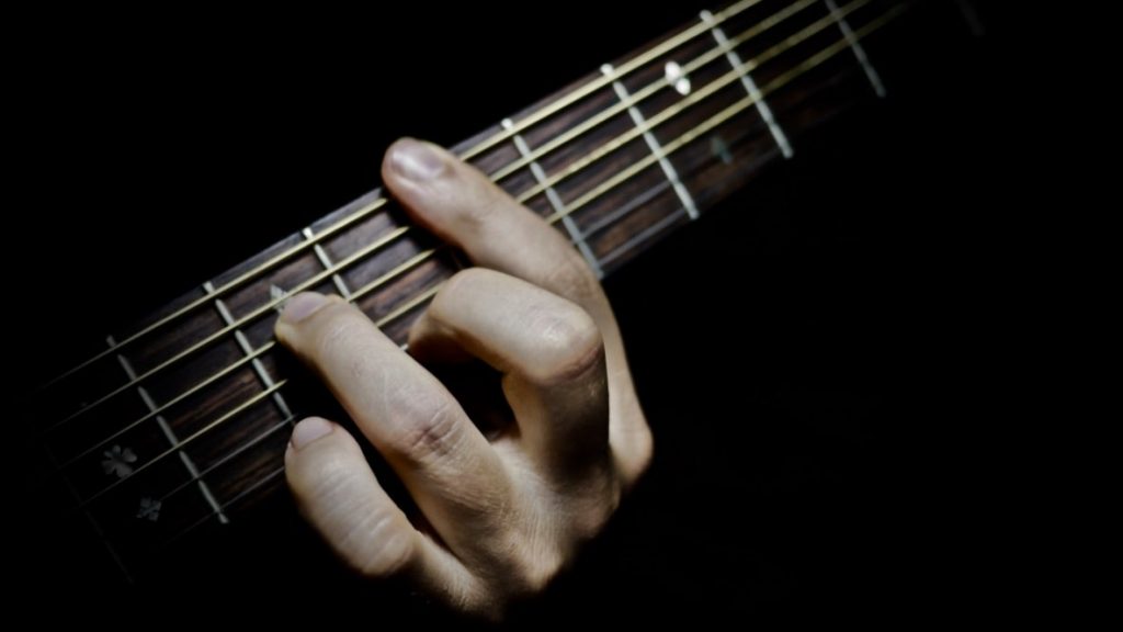 D Minor Seventh Chord 5th Position